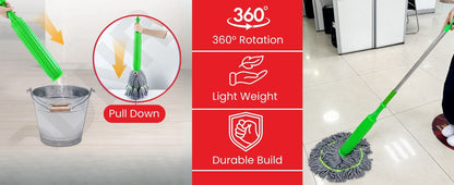 Self-twisting Water Rotating Mop